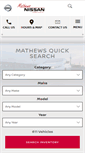 Mobile Screenshot of mathewsnissan.com